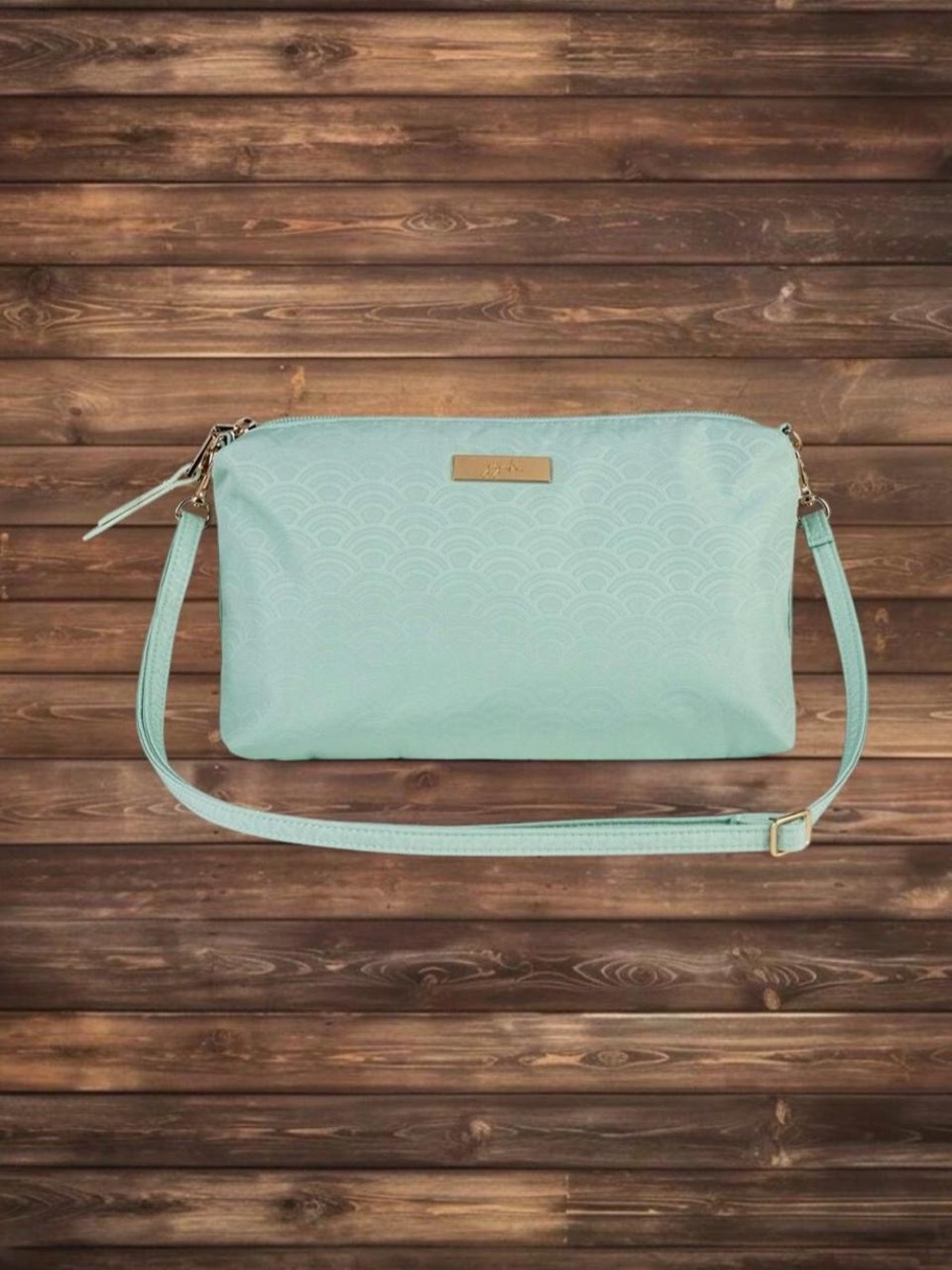 JuJuBe Stay Salty Be QuickMint Crossbody Bag with Gold Trim